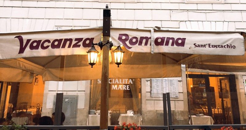 Vacanza Romana Ristorante pizzeria a Roma SantEustachio