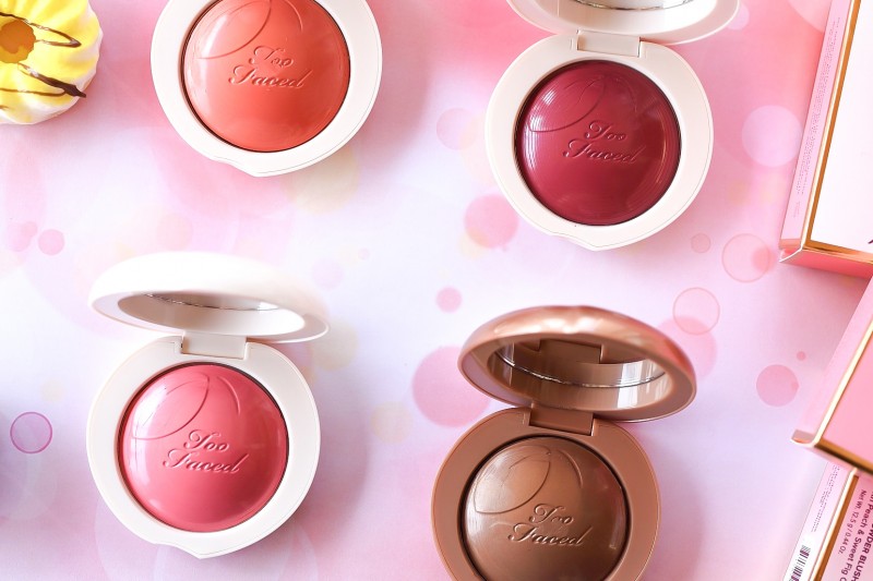 Too Faced Peach My Cheeks Blush e Bronzer: Cremose Golosità Make-Up